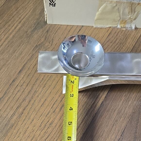 MCM WMF Ikora Kurt Radtke Silver Candle Holder With Taper Candles - Picture 9 of 9